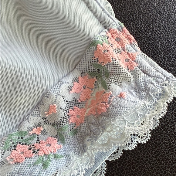 Auden Light Blue and Pink Lace Bra Set - Picture 9 of 10